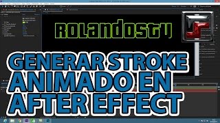 Generar Stroke Animado en After Effects