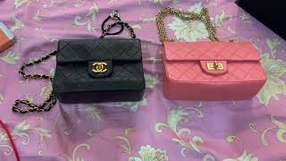 Chanel Mini Reissue comparison with classic square mini #chanel