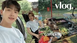 vlog. 329개월 아기 데리고 캠핑가기 / 캠핑가서 풀떼기만 먹기 / 바디프로필D-30 / 캠핑 다이어트 음식 / 캠핑브이로그