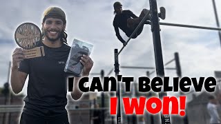 I won my first freestyle calisthenics competition