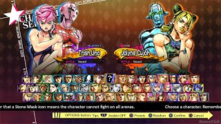 JoJo's Bizarre Adventure All-Star Battle R Mugen + Character Selection Screen - Gameplay