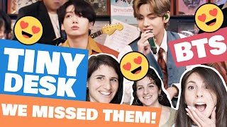 ITALIAN FIRST REACTION TO BTS CONCERT 🤯  - Tiny Desk