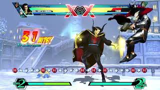 UMVC3, Captain America/Vergil/Strange, Hardtag Concept (Thor Kill)