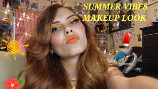 SUMMER VIBES MAKEUP LOOK   #makeup #makeuptutorial #summervibes