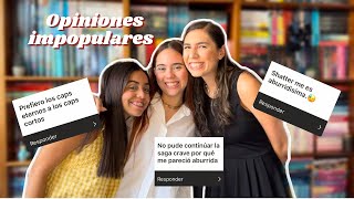 Leyendo sus opiniones impopulares 📚✨ // @marianaboooker @jimebooks