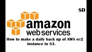 Backup an Amazon Web Services AWS EC2 instance to S3