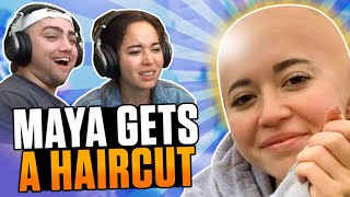 Maya's new haircut