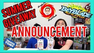 ANNOUNCEMENT - Summer Giveaway Winners