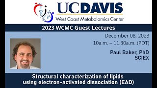 WCMC Seminar - Dr. Paul Baker  -  SCIEX