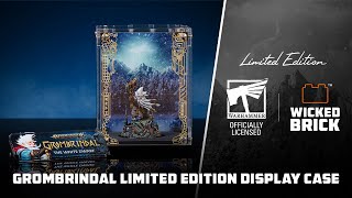 Limited Edition display case for Warhammer Grombrindal Anniversary Miniature now available