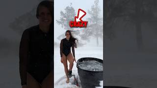 She Takes Ice Baths During a Blizzard…