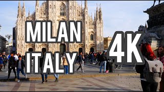 Milan 4K Walking Tour Italy. Milano 4K Italia. Милан 4К Италия.