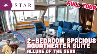 2 Bedroom Spacious AquaTheater Suite | Allure of the Seas | Royal Caribbean