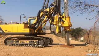 TYSIM Hydraulic Piling Rig  KR125  in Zambia