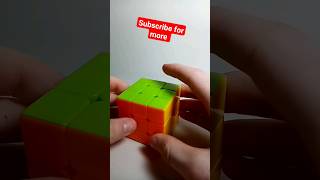 Rubix cube trick to impress your friends #rubikscube #trick #shorts #thingstodowhenbored