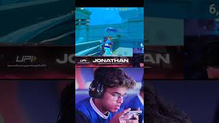 JONATHAN GAMING INCREDIBLE 1V4 CLUTCH 😱🔥!! HACKER OR WHAT #jonathangaming #jonathan1v4 #bgmi