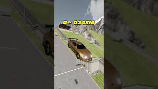 How far can Toyota Supra MK4 jump Beamng #shorts