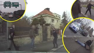 🚙 👈 🚓 Ucieczka, pościg i zatrzymanie naćpanego kierowcy w kradzionym samochodzie❗️🎥