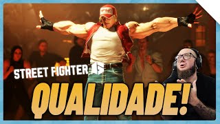 A CAPCOM CAPRICHOU MUITO NOS GRÁFICOS DE TERRY BOGARD! REACT EVO 2024