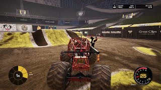 Monster Jam: Steel Titans A Big Air Front flip