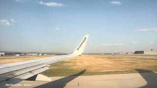 Ryanair take off from Sofia(SOF) airport