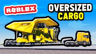 Transporting MAX OVERSIZED CARGO in Roblox Trucking Empire