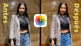 📸 Cómo EDITAR FOTOS en IPHONE📱de noche para Instagram 🌙