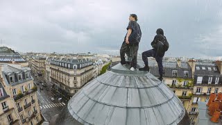 1 hour of Relaxing Parkour (Paris in the Rain - Lofi)