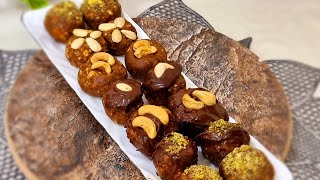 كرات تمر على طريقتي#وصفات #dessert #عيد#eid#حلويات_سهلة #حلويات_العيد#حلويات#dates #طبخ #datessweet