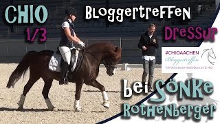 CHIO Aachen Bloggertreffen 1/3 - Dressurtraining bei Sönke Rothenberger