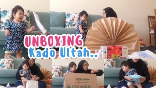 TINGKAH LUCU BEYZA BUKA KADO PERTAMA KALI, TERIMA KASIH SEMUANYA