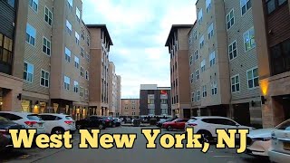 Evening walk in West New York, New Jersey | JFK Blvd to Bergenline Ave | 60th St to 56th St