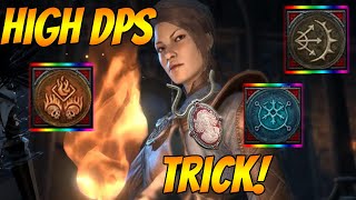 DPS TRICK SORCERESS ONLY DIABLO 4