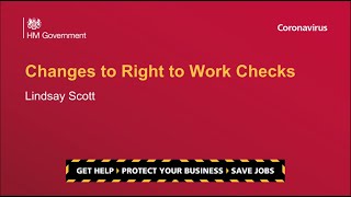 Webinar: Changes to right to work checks