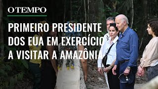 Biden chega a Manaus e faz sobrevoo na Floresta Amazônica