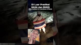 Orang Thailand mendarat di Bulan #agaklaen #kangjaerchannel #reaction #funnyvideo