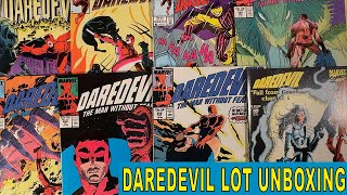 Unboxing  a huge lot go Daredevil Comics! Marvel Comic book haul #comics #comicbooks