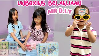 SI BAYI UNBOXING BELANJAAN DARI MR. DIY KK RISYA BORONG STIKER💞🥰