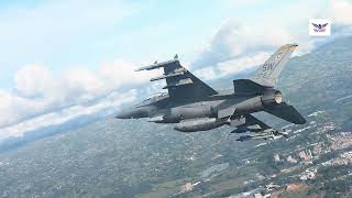 3 F-16 Fighting Falco and 4 Jas -39 Gripen, make a great formation in the air