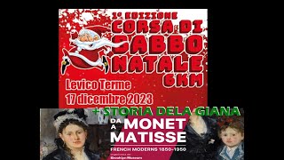 Corsa Babbo Natale a Levico, mostra da Monet a Matisse, sentiero della Gianna (STORIA), Castel Selva