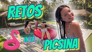 🎯RETOS EN LA PICSINA 👙🛟