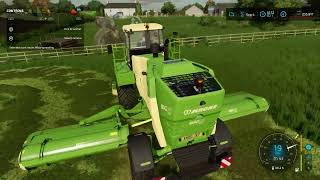 Farming Simulator 22 cutting grass