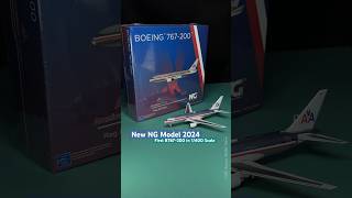 NG Model First 1/400 Scale Boeing 767-200 Aircraft Model! American Airlines Polished N313AA #Shorts