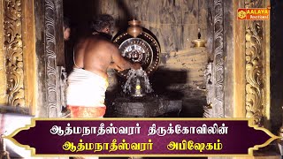 ஆத்மநாதீஸ்வரர் திருக்கோவிலின் ஆத்மநாதீஸ்வரர்  அபிஷேகம் | AALAYA TV