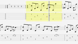 Brett Young - In Case You Didn't Know Guitar Tab Playthrough 50% Speed