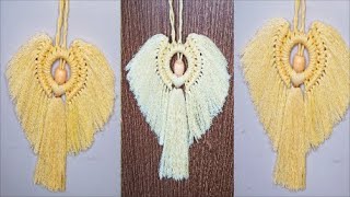 Macrame Angel| Macrame Ornament| How to make Macrame Angel