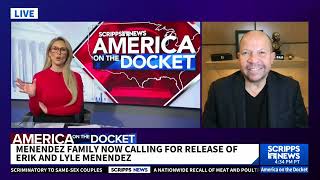 Scripps News l Jamie White on Menendez family wanting attorney to schedule resentencing hearing