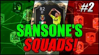 FIFA 17 ROAD TO GLORYRY! SANSONE'S SQUADS! IM BAD! #2