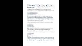 Ncct Prep Test Questions With 100 Verified Solutions 2023 2024