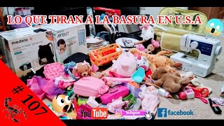 😱 LO QUE TIRAN A LA BASURA EN 🇺🇸 U.S.A # 107